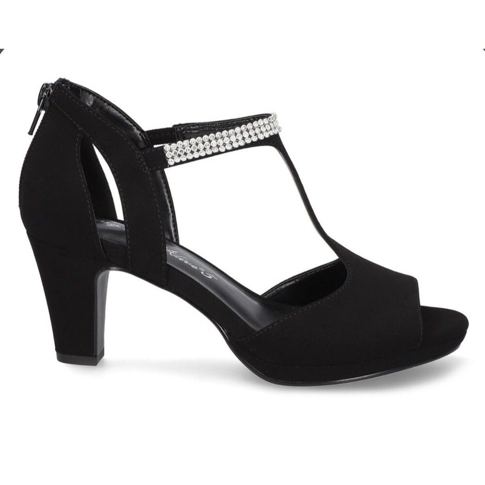 Easy Street Womens Flash Pumps Black Lamy - 6.5M 193073876365